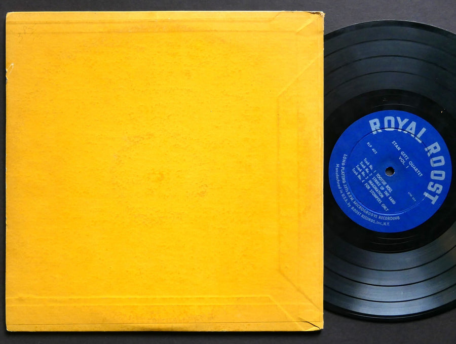 STAN GETZ Quartet Vol. 1 LP ROYAL ROOST RLP 402 US 1950 MONO 10" Horace Silver