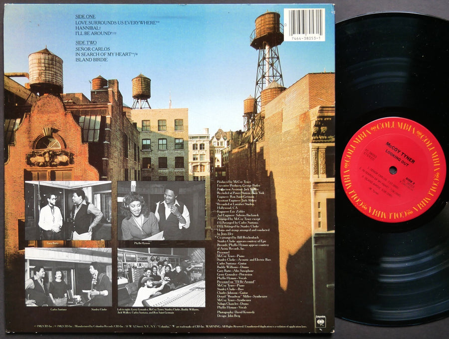 MCCOY TYNER Looking Out LP COLUMBIA FC 38053 US 1982 Gary Bartz Stanley Clarke