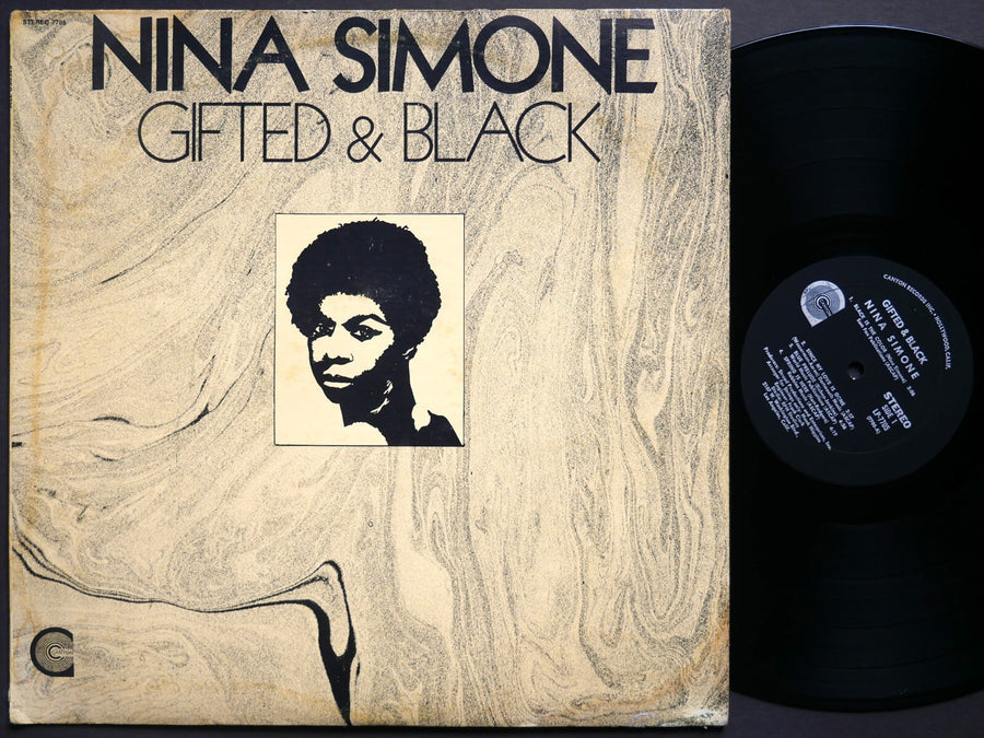 NINA SIMONE Gifted & Black LP CANYON RECORDS LP-7705 US 1970 Jazz Blues