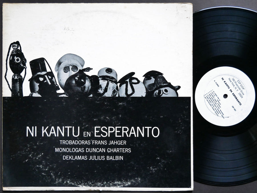 FRANS JAHGER DUNCAN CHARTERS Ni Kantu En Esperanto LP ESP DISK 1001 US 1964