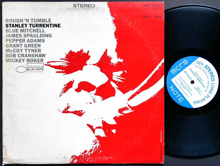 STANLEY TURRENTINE Rough 'N Tumble LP BLUE NOTE BST 84240 US 1966 NY Grant Green