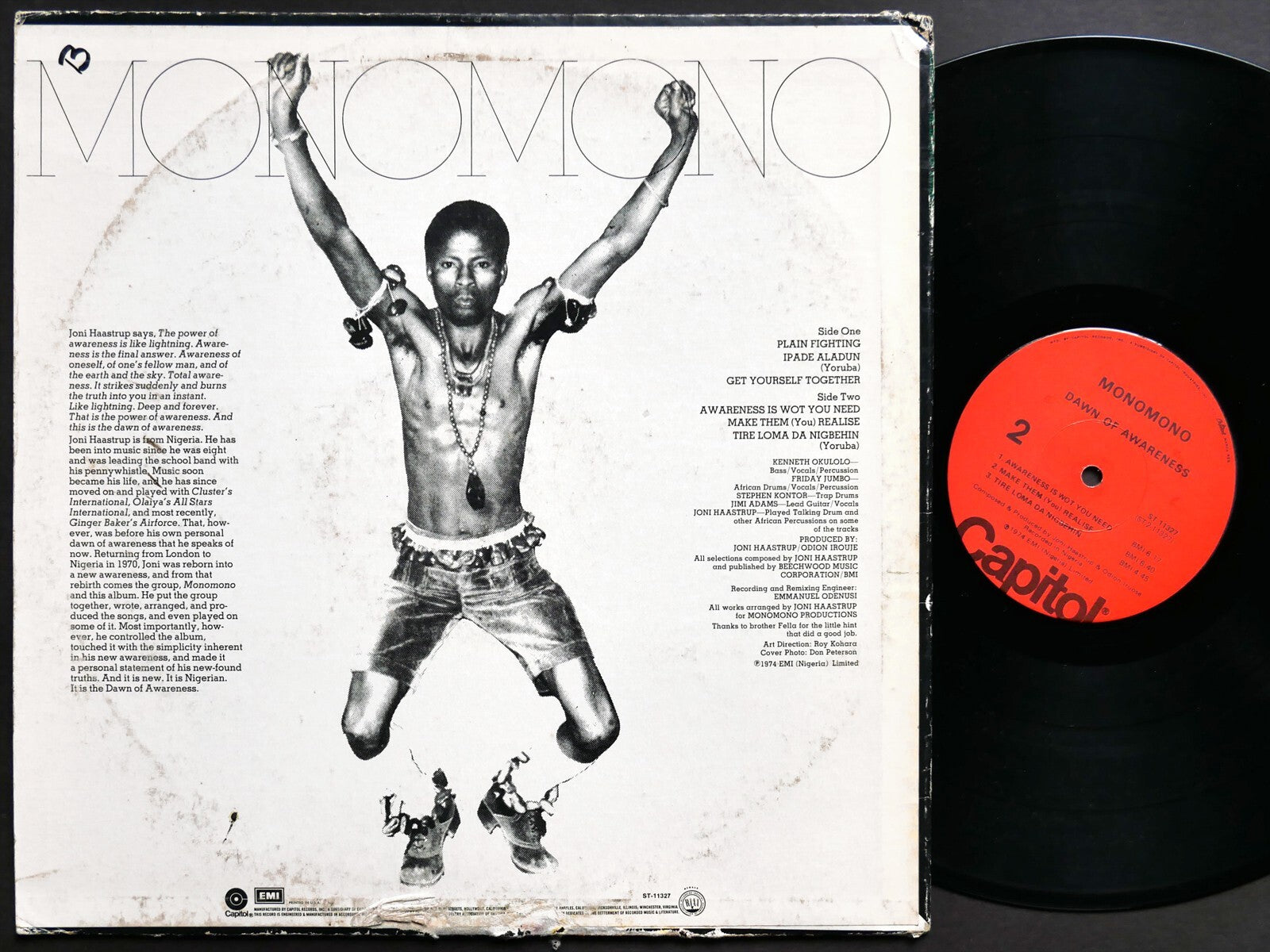 MONOMONO The Dawn Of Awareness LP CAPITOL RECORDS ST-11327 US 1974 Afrobeat Funk
