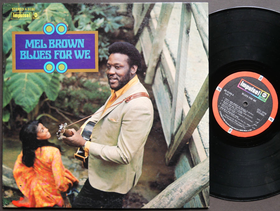 MEL BROWN Blues For We LP IMPULSE! A-9180 US 1969 Jazz Funk Soul Blues VG+