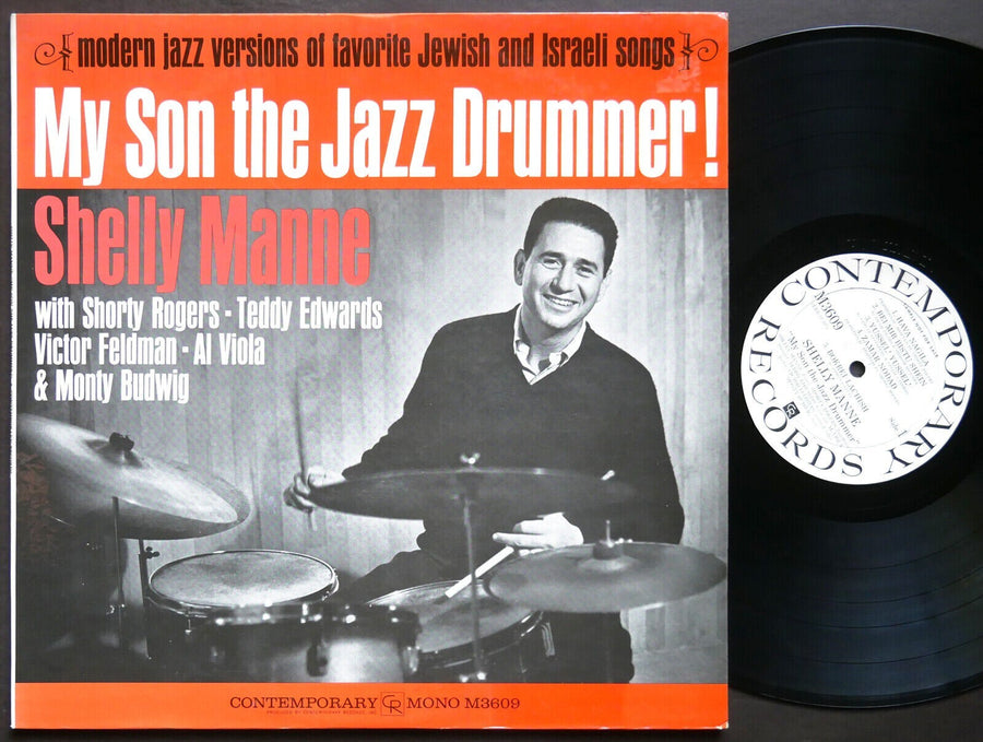 SHELLY MANNE My Son The Jazz Drummer! LP CONTEMPORARY M3609 MONO Teddy Edwards