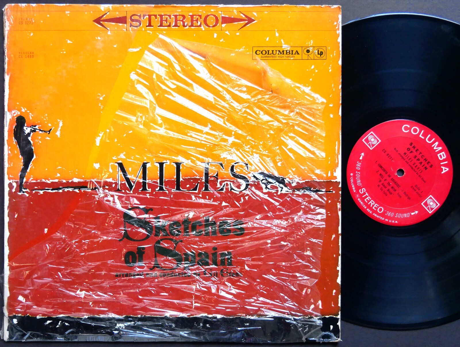 MILES DAVIS Sketches Of Spain LP COLUMBIA CL 1480 US 1963 2-EYE ST JAZZ