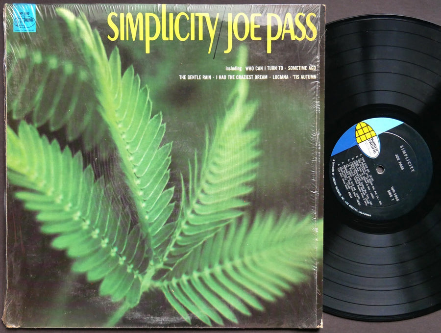 JOE PASS Simplicity LP WORLD PACIFIC RECORDS WP-1865 US 1967 MONO Bossa Nova