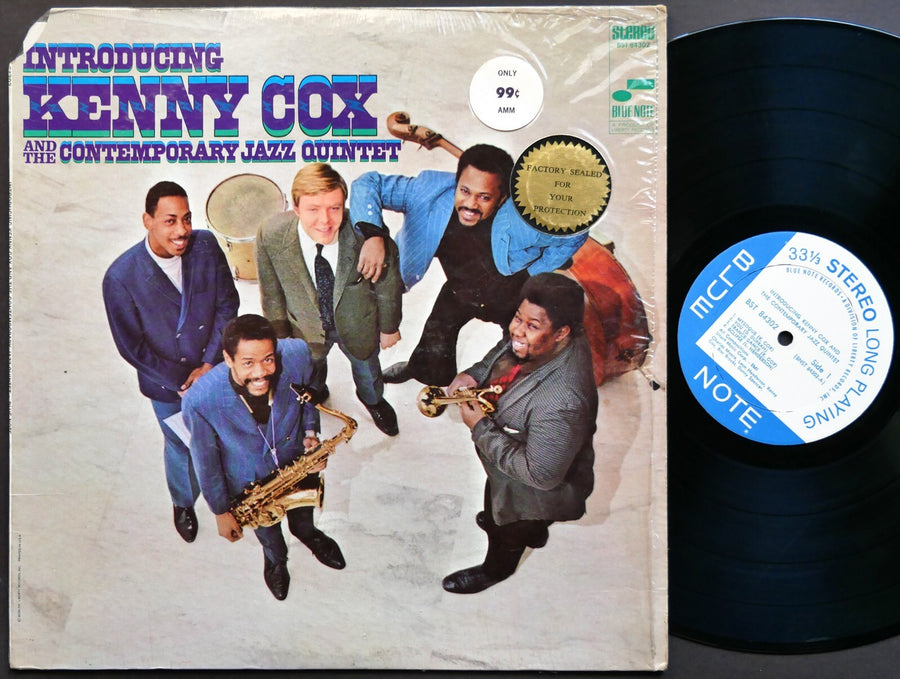 KENNY COX The Contemporary Jazz Quintet Introducing LP BLUE NOTE 84302 US 1968