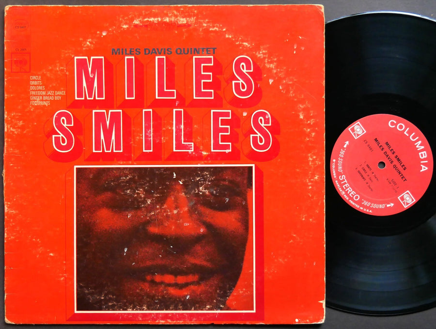 MILES DAVIS Miles Smiles LP COLUMBIA CS 9401 2-EYE Herbie Hancock Wayne Shorter
