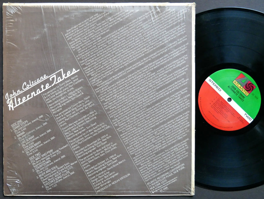 JOHN COLTRANE Alternate Takes LP ATLANTIC SD 1668 US '75 Elvin Jones McCoy Tyner