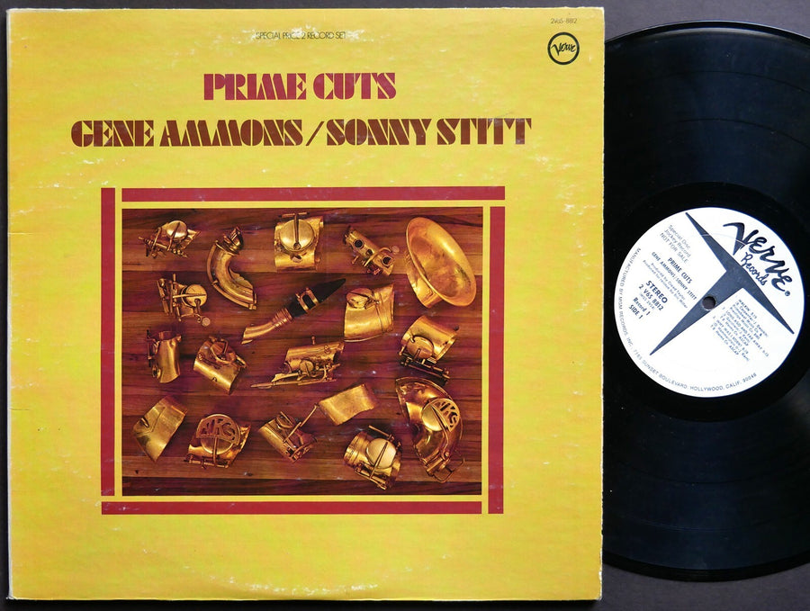 GENE AMMONS / SONNY STITT Prime Cuts 2 x LP VERVE RECORDS 2V6S-8812 US '72 PROMO
