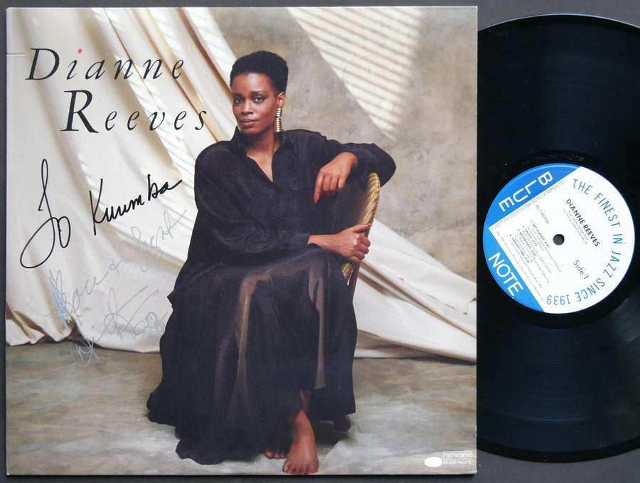 SIGNED by DIANNE REEVES Self Titled LP BLUE NOTE BLJ 46906 US 1987 JAZZ