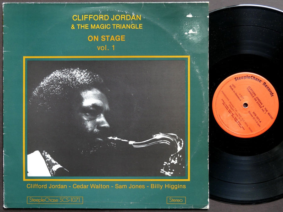 CLIFFORD JORDAN On Stage Vol. 1 LP STEEPLECHASE SCS-1071 DENMARK 1977 Sam Jones