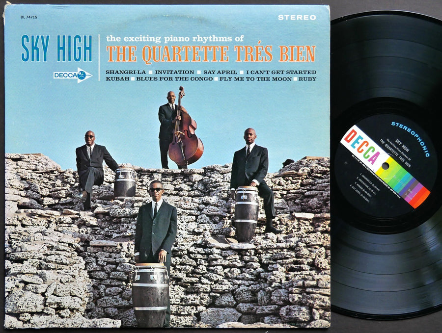 THE QUARTETTE TRES BIEN Sky High LP DECCA DL 74715 US 1966 JAZZ