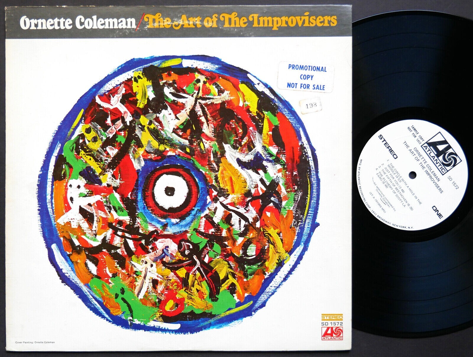 ORNETTE COLEMAN The Art Of The Improvisers LP ATLANTIC SD 1572 Scott LaFaro VG+