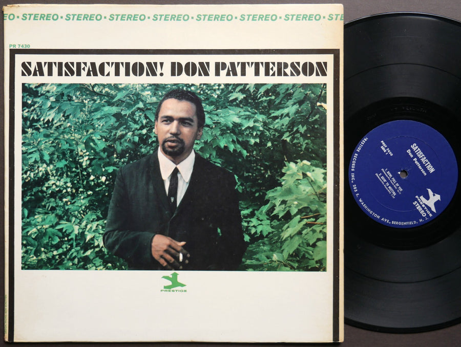 DON PATTERSON Satisfaction! LP PRESTIGE PR 7430 US 1966 RVG ST JAZZ Jerry Byrd