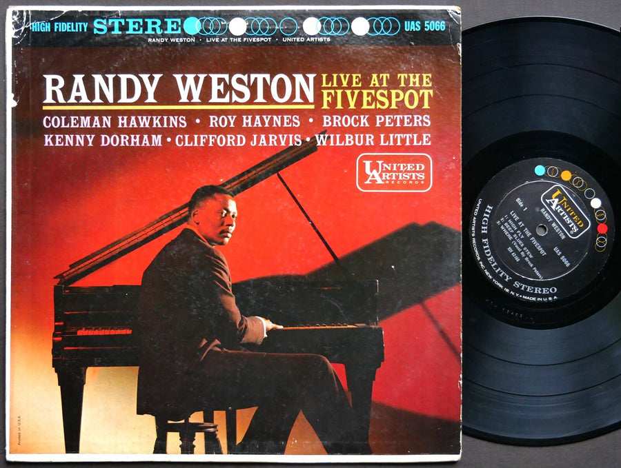 RANDY WESTON Live At The Fivespot LP UNITED ARTISTS UAS 5066 DG ST Kenny Dorham