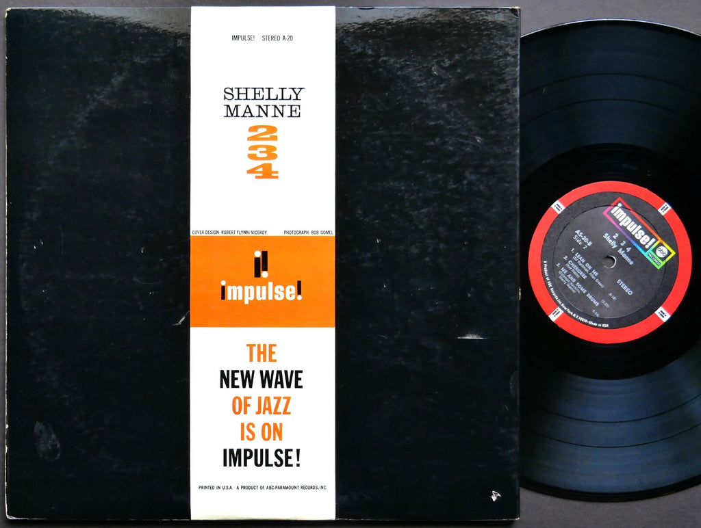 SHELLY MANNE 2-3-4 LP IMPULSE! AS-20 US 1969 RVG Coleman Hawkins Eddie Costa