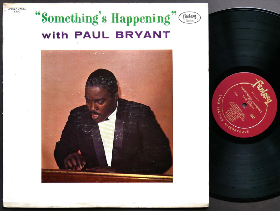 PAUL BRYANT Something's Happening LP FANTASY 3357 US 1963 DG MONO Plas Johnson