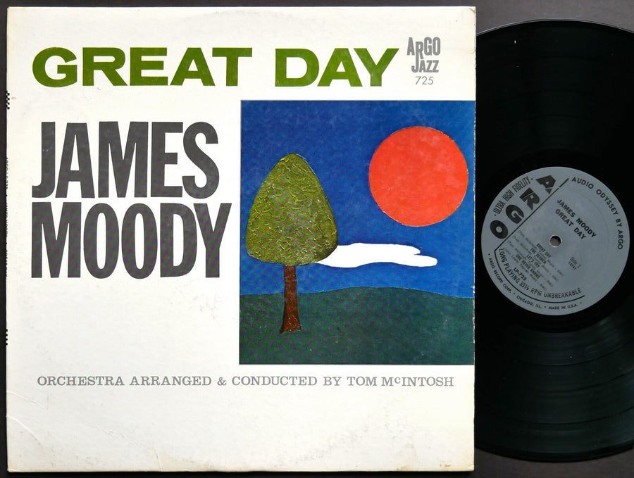 JAMES MOODY Great Day LP ARGO RECORDS LP 729 US 1963 JAZZ MONO