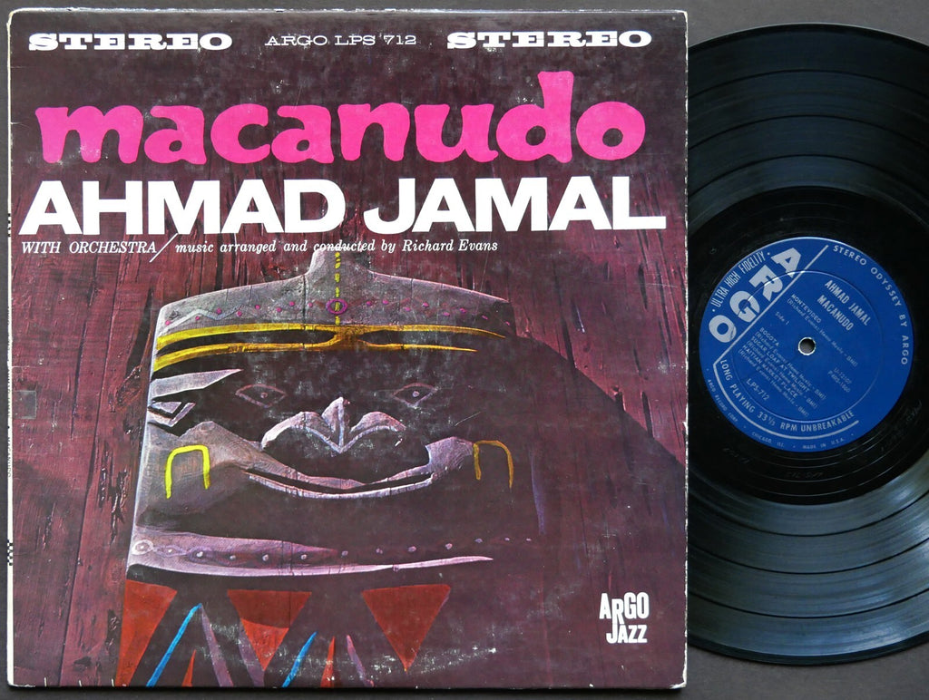 AHMAD JAMAL Macanudo LP ARGO LPS 712 US 1963 JAZZ DG ST Richard Evans