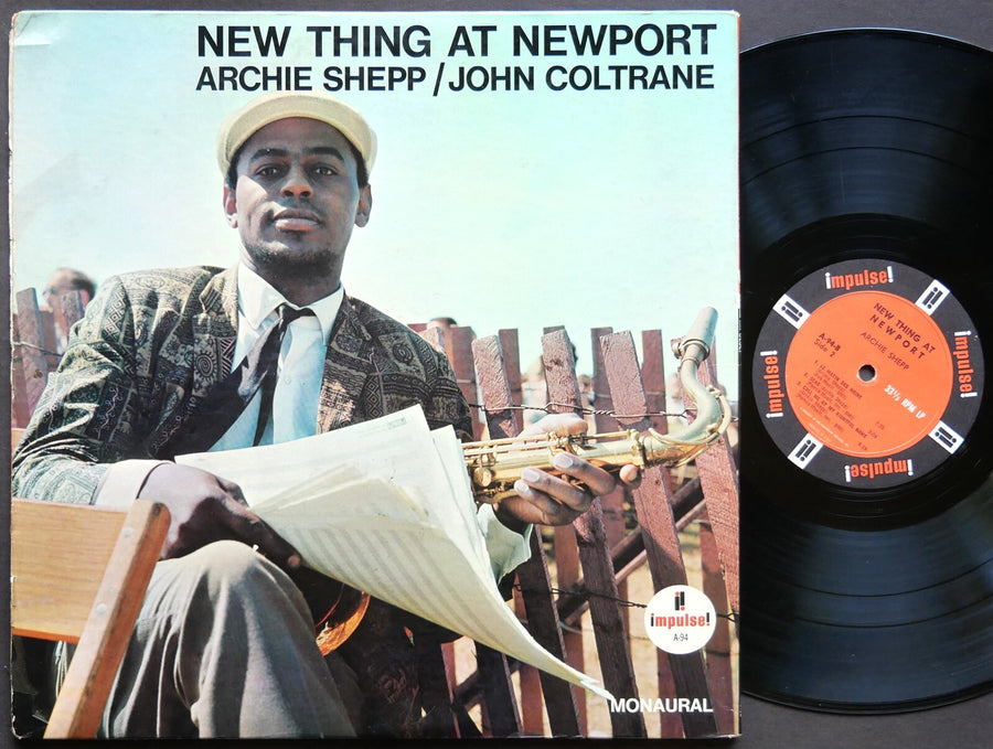 JOHN COLTRANE / ARCHIE SHEPP New Thing At Newport LP IMPULSE! A-94 RVG MONO