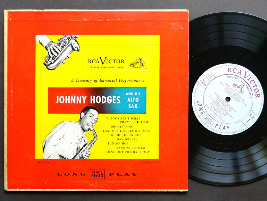 JOHNNY HODGES And His Alto Sax 10" LP RCA VICTOR LPT 3000 DG MONO Duke Ellington
