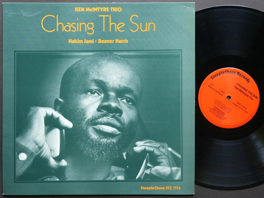 KEN MCINTYRE TRIO Chasing The Sun LP STEEPLECHASE SCS 1114 DENMARK 1979 JAZZ