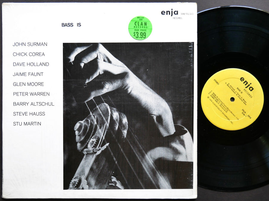 PETER WARREN Bass Is LP ENJA RECORDS 2018 US 1974 JAZZ Chick Corea John Surman