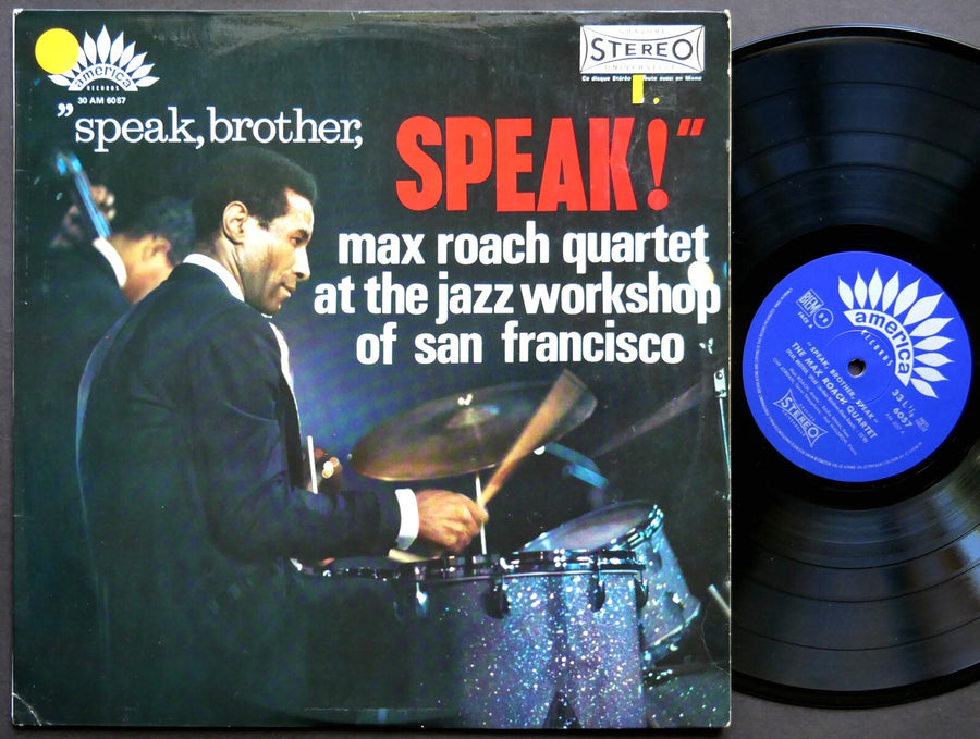 MAX ROACH Speak, Brother, Speak! AMERICA 30 AM 6057 Mal Waldron Clifford Jordan