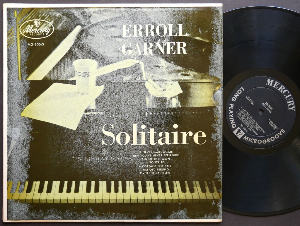 ERROLL GARNER Solitaire LP MERCURY MG 20063 US 1955 JAZZ DG MONO