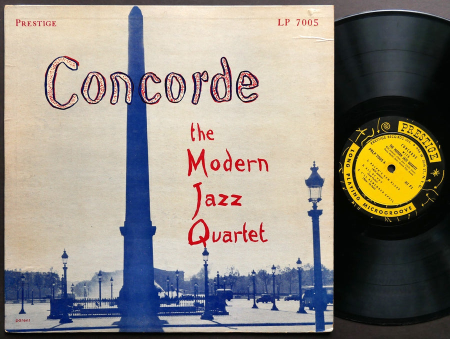 THE MODERN JAZZ QUARTET Concorde LP PRESTIGE 7005 US 1955 DG MONO Milt Jackson
