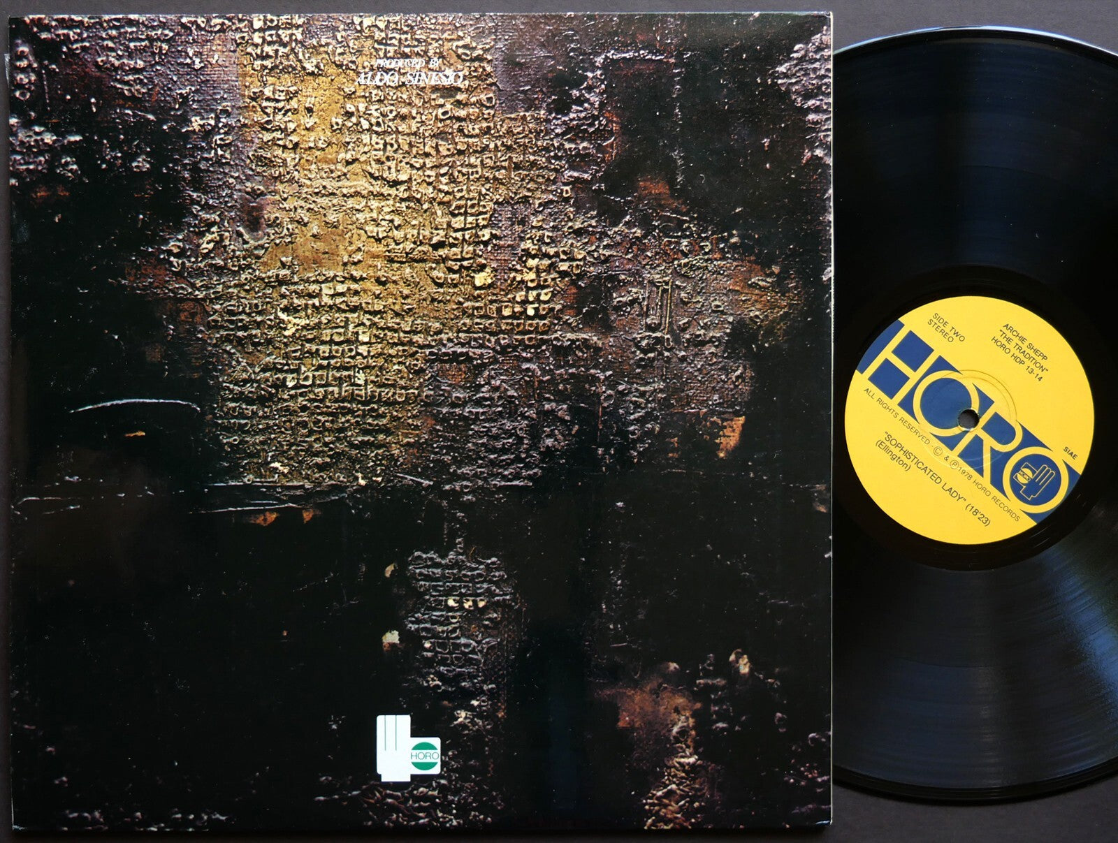 ARCHIE SHEPP The Tradition LP HORO RECORDS HDP 13-14 ITALY 1978 Free Jazz CLEAN