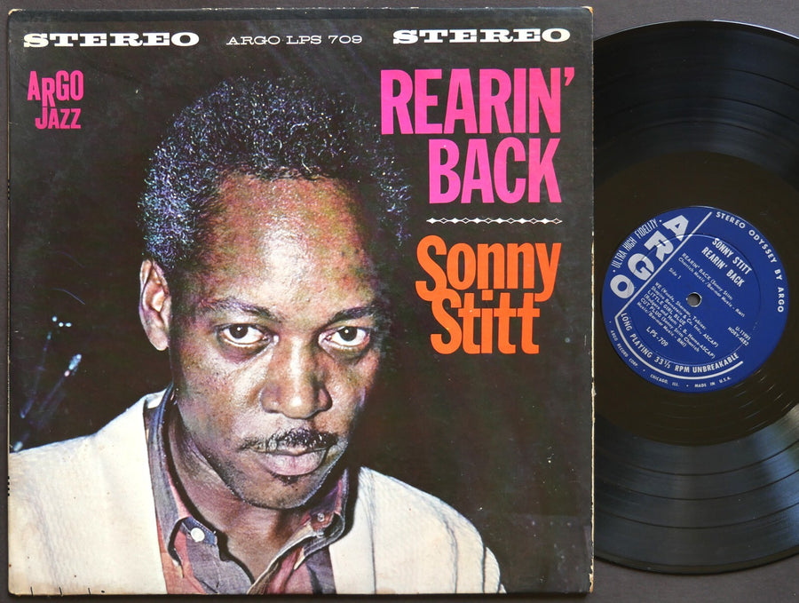 SONNY STITT Rearin' Back LP ARGO LPS 709 US 1962 JAZZ DG ST