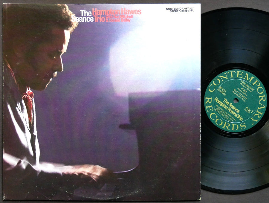 HAMPTON HAWES Trio The Seance LP CONTEMPORARY S7621 US 1969 DG ST Red Mitchell