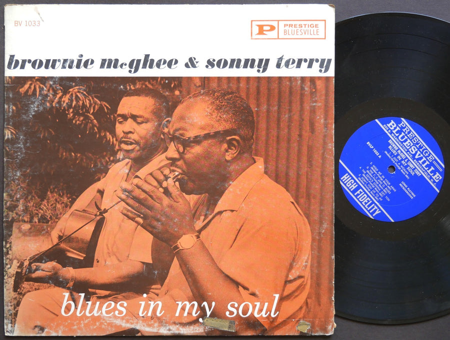 SONNY TERRY & BROWNIE MCGHEE Blues In My Soul LP PRESTIGE BLUESVILLE BV 1033 RVG