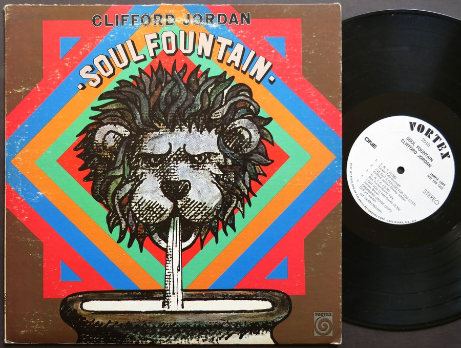 CLIFFORD JORDAN Soul Fountain LP VORTEX RECORDS 2010 US 1970 PROMO Billy Higgins