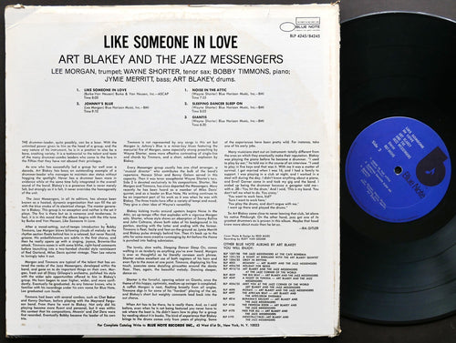ART BLAKEY & The Jazz Messengers Like Someone In Love LP BLUE NOTE BST 84245 RVG