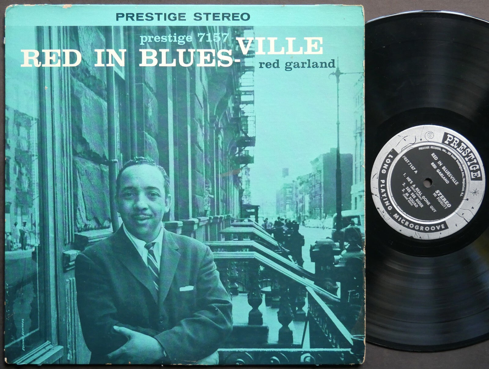 RED GARLAND Red In Bluesville LP PRESTIGE PRST 7157 US 1959 NJ RVG ST Sam Jones