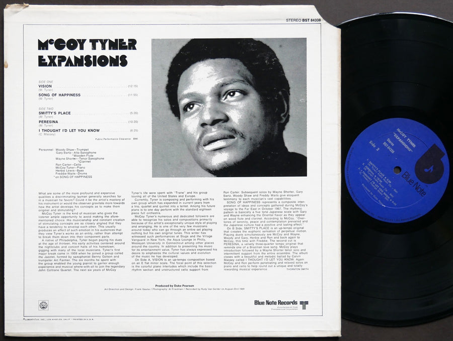 MCCOY TYNER Expansions LP BLUE NOTE 84338 Wayne Shorter Gary Bartz Woody Shaw