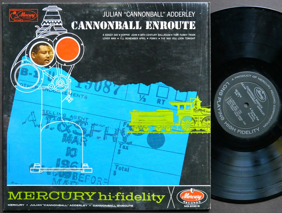 JULIAN CANNONBALL ADDERLEY Cannonball Enroute LP MERCURY MG 20616 MONO Sam Jones