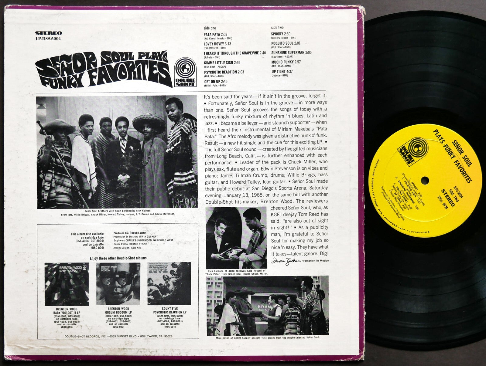 SENOR SOUL Plays Funky Favorites LP DOUBLE SHOT DSS-5004 US 1968 Soul Funk