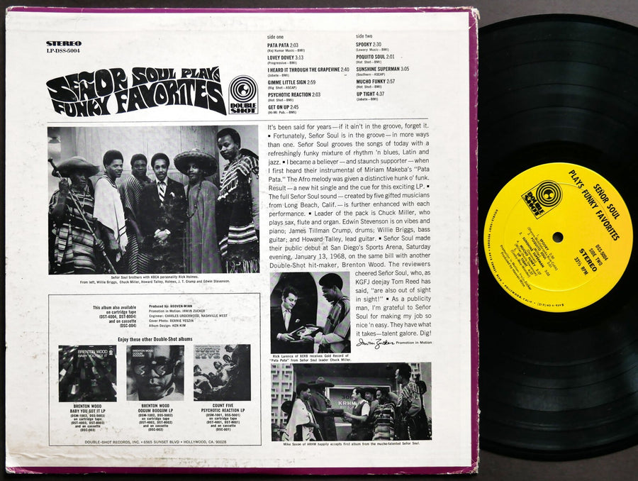 SENOR SOUL Plays Funky Favorites LP DOUBLE SHOT DSS-5004 US 1968 Soul Funk