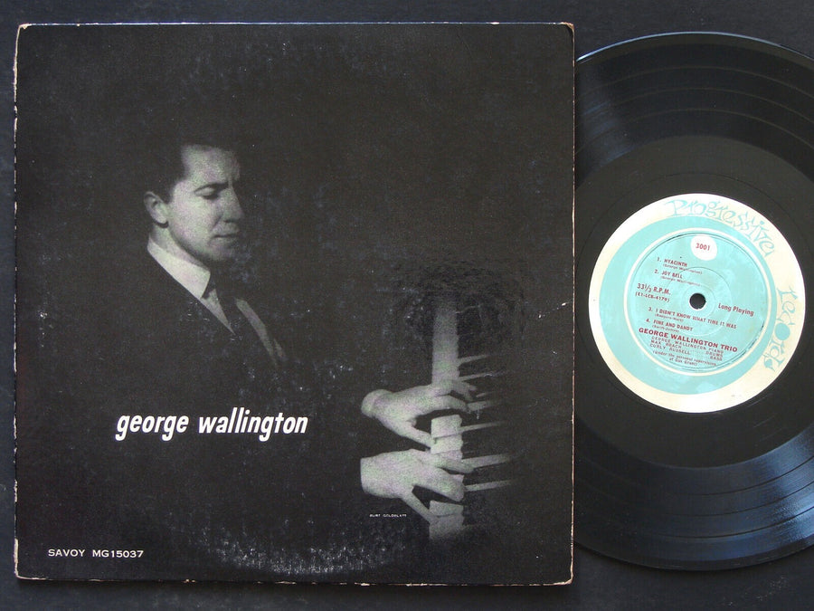 GEORGE WALLINGTON Trio LP SAVOY MG 15037 US 1954 MONO Max Roach Currie Russell