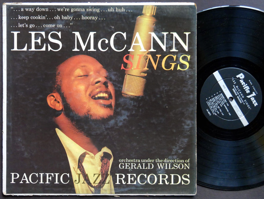 LES MCCANN GERALD WILSON Les McCann Sings LP PACIFIC JAZZ PJ-31 US 1961 DG MONO
