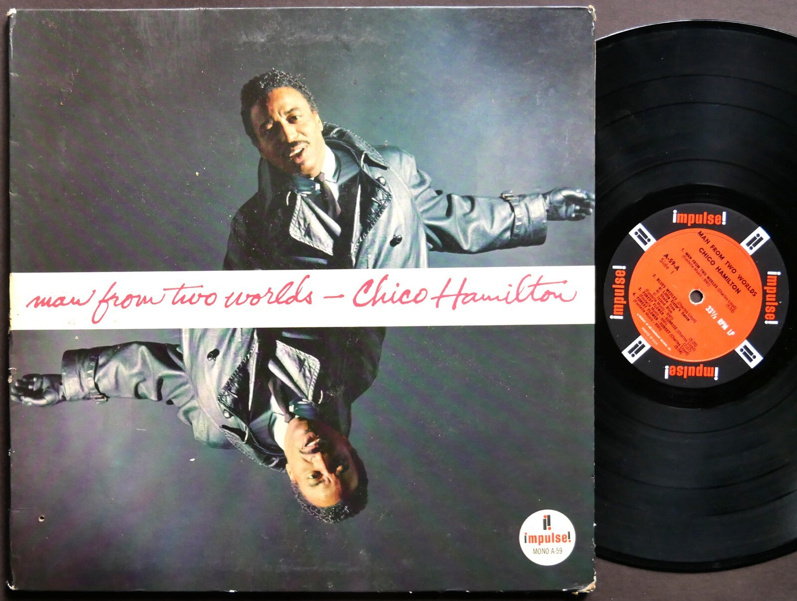 CHICO HAMILTON Man From Two Worlds LP IMPULSE! A-59 US 1964 MONO Charles Lloyd