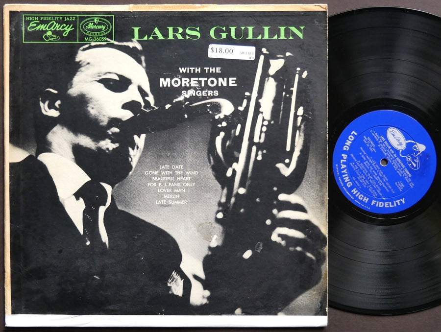 LARS GULLIN With The Moretone Singers LP EMARCY MG 36059 US 1955 DG MONO JAZZ