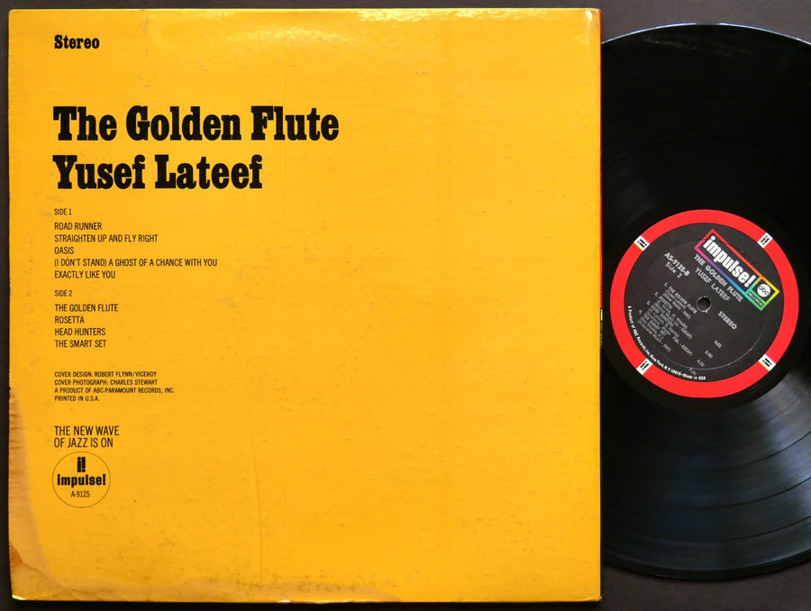 YUSEF LATEEF The Golden Flute LP IMPULSE! AS-9125 RVG JAZZ Roy Brooks