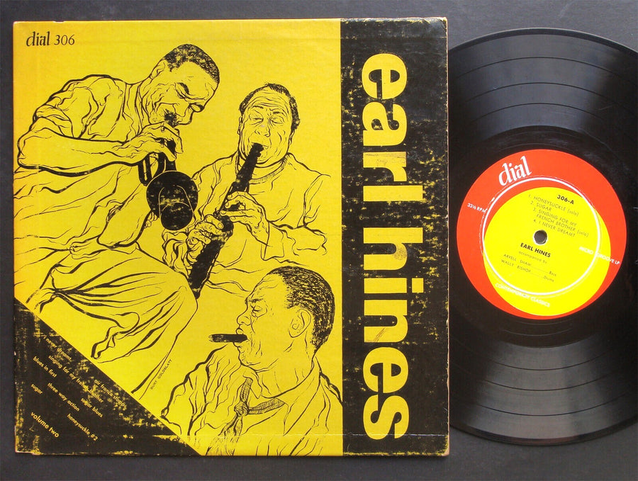 EARL HINES All Stars And Trio Vol. 2 10" LP DIAL RECORDS 306 EAR DG MONO FLAT