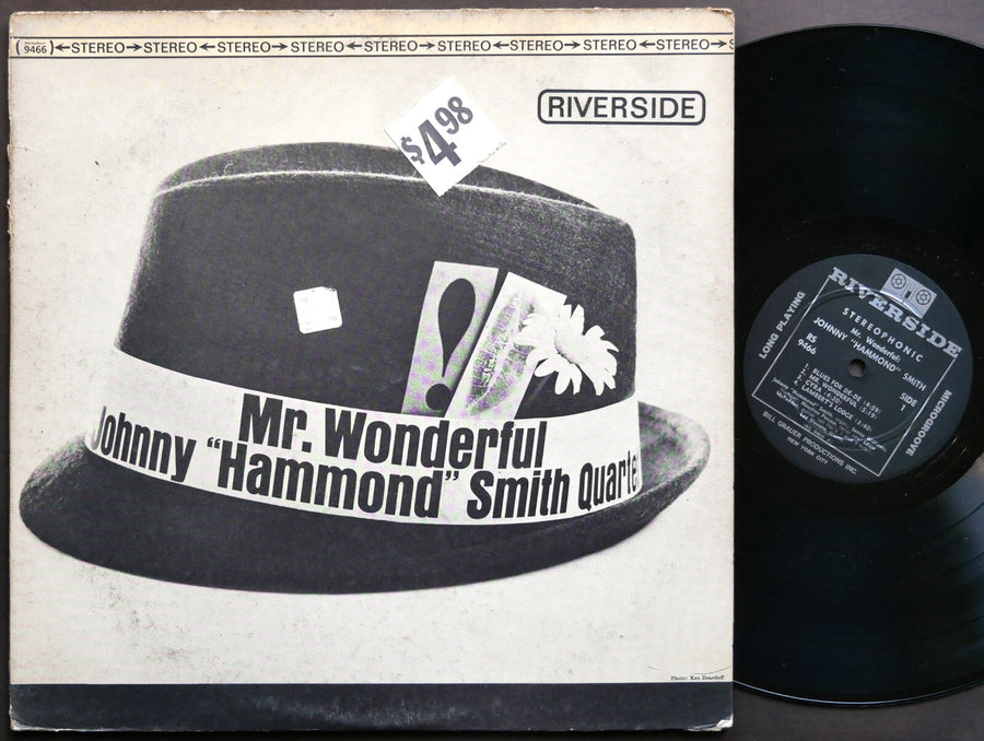 JOHNNY HAMMOND SMITH Mr. Wonderful LP RIVERSIDE RECORDS RS 9466 US 1963 DG JAZZ