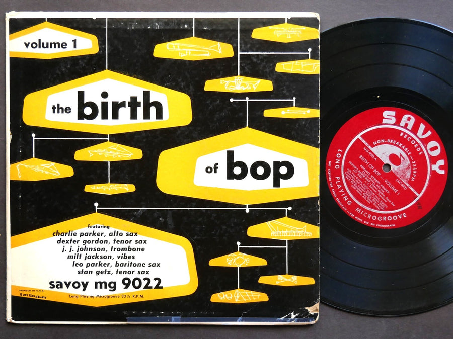 CHARLIE PARKER DEXTER GORDON The Birth Of Bop Vol.1 LP SAVOY MG 9022 US '52 MONO